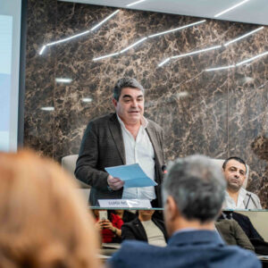 Geomedical - Progetto Onco-Fisiotonik - Il fisioterapista Luigi Novello apre il talk "La riabilitazione della persona mastectomizzata"