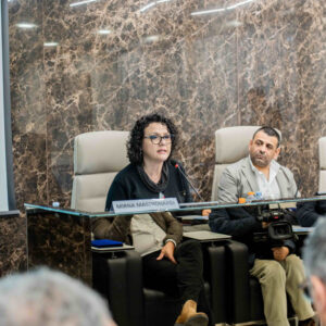 Geomedical - Progetto Onco-Fisiotonik - Il presidente dell'associazione "Agata", Mirna Mastronardi